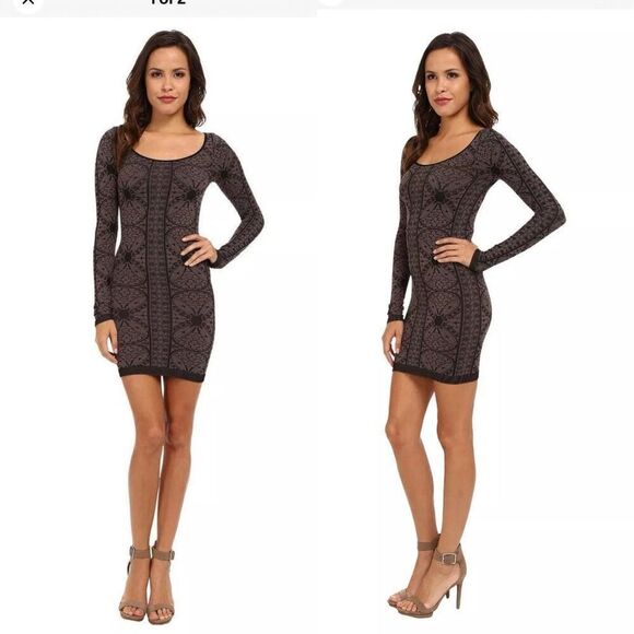 NWT Intimately Free People Bodycon Stretchy Mini Dress XS/S Clubwear Seamless - Picture 8 of 9